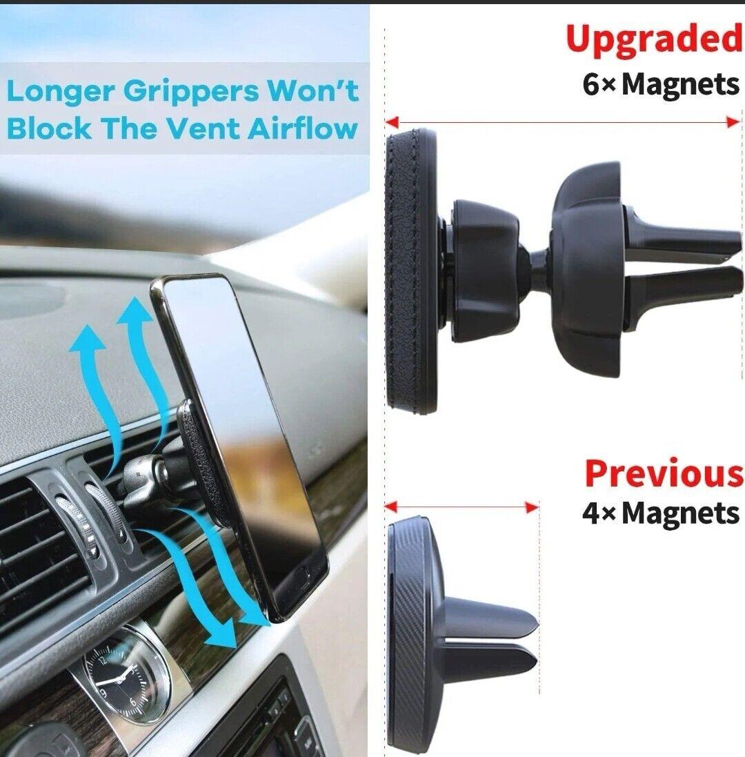 Magnetic Phone Car Holder Universal APPS2CAR Air Vent Mount Cell - Massive Discounts