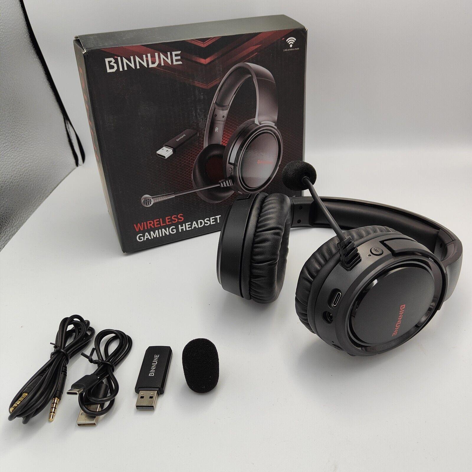 BINNUNE Wireless Gaming Headset with Mic for PC PS4 PS5 Used - Massive Discounts