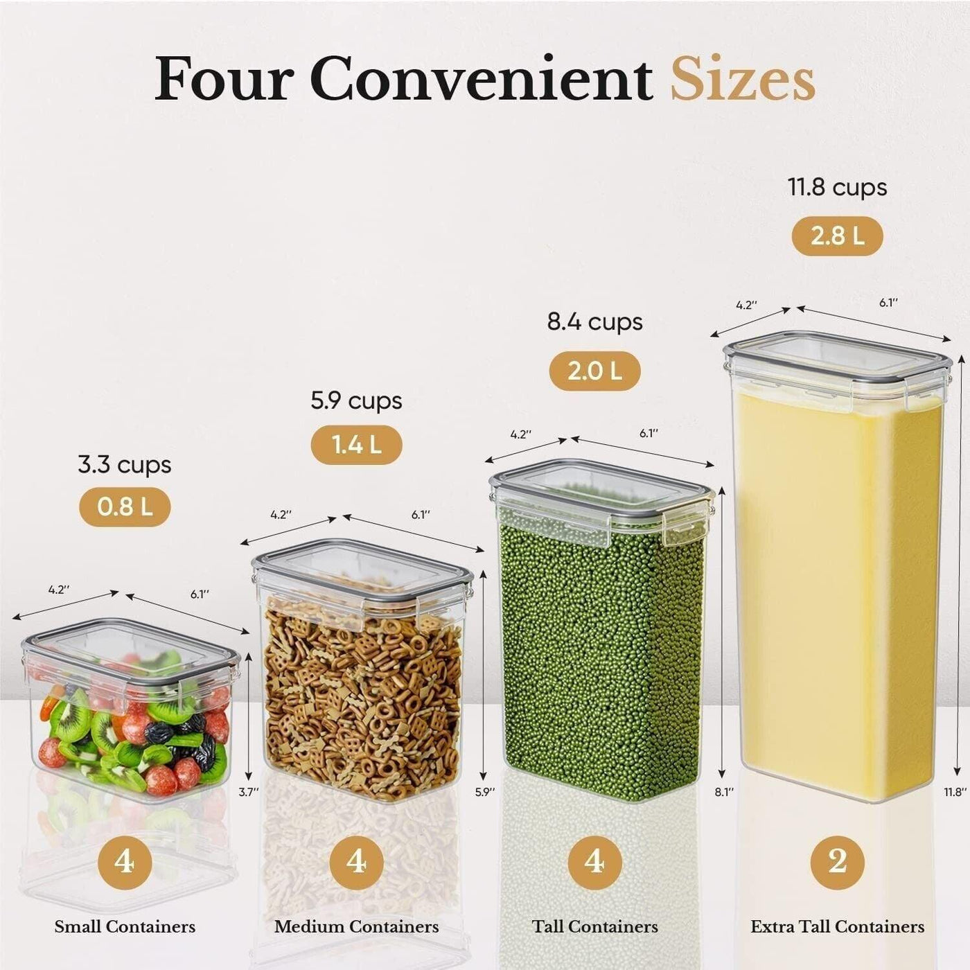 Chef's Path Airtight Food Storage Containers Set 14 Pack - Massive Discounts