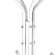 Clothes Hanging Tree Stand Solid Steel Coat Rack 174cm (White) - Massive Discounts