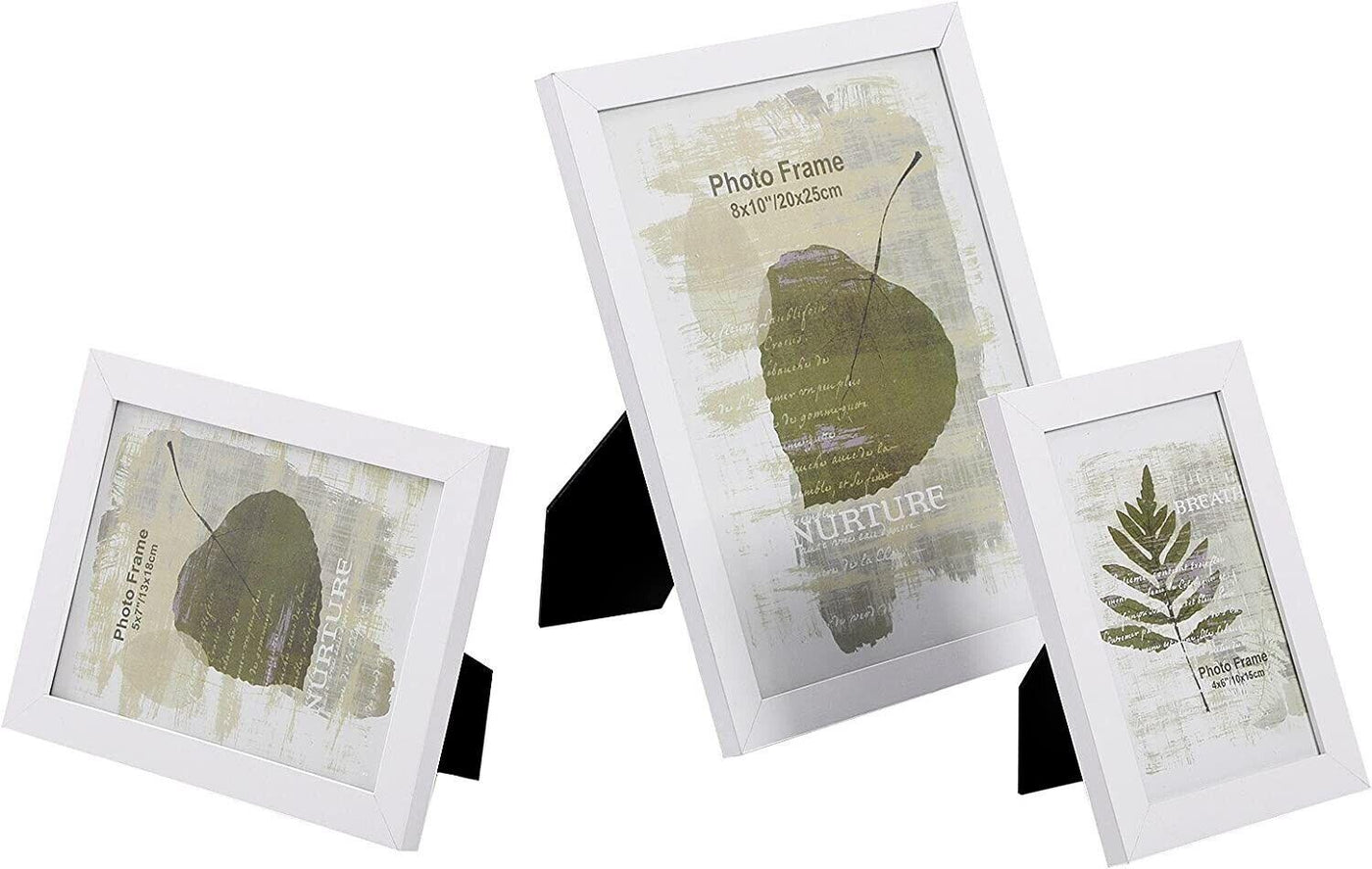 Collage Picture Frames Set of 10 Photo Frames, Hang on the Wall/ Table - Massive Discounts