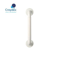 Croydex 30 cm Straight Grab Bar White Suitable for users up to 100 kg - Massive Discounts