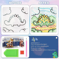 Diamond art painting kit for kids 2 PCS Pre-printed Window Designs - Massive Discounts