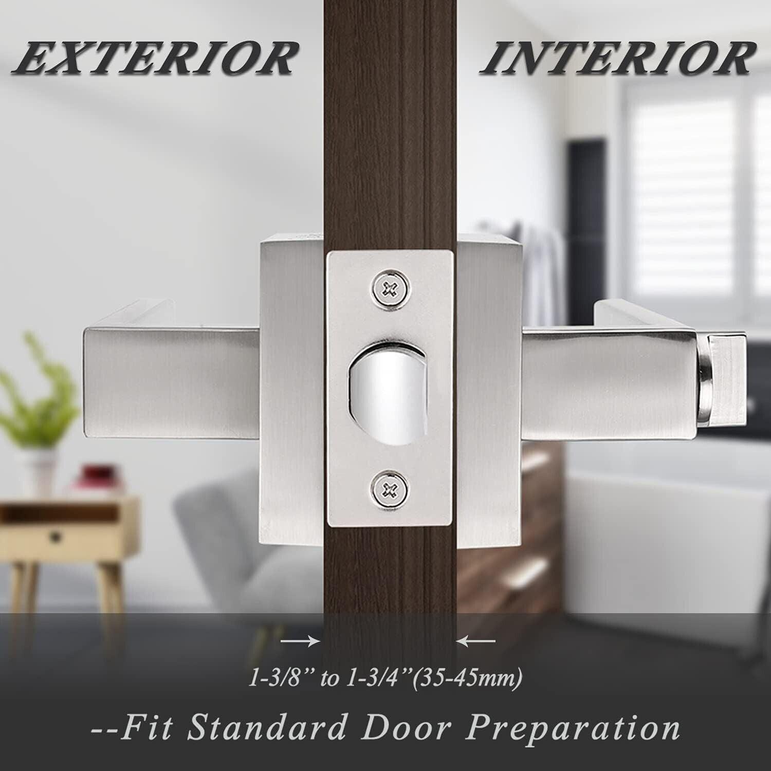 Door Lever for Interior Door Lock Set Without Key, Brushed Probrico - Massive Discounts