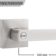 Door Lever for Interior Door Lock Set Without Key, Brushed Probrico - Massive Discounts