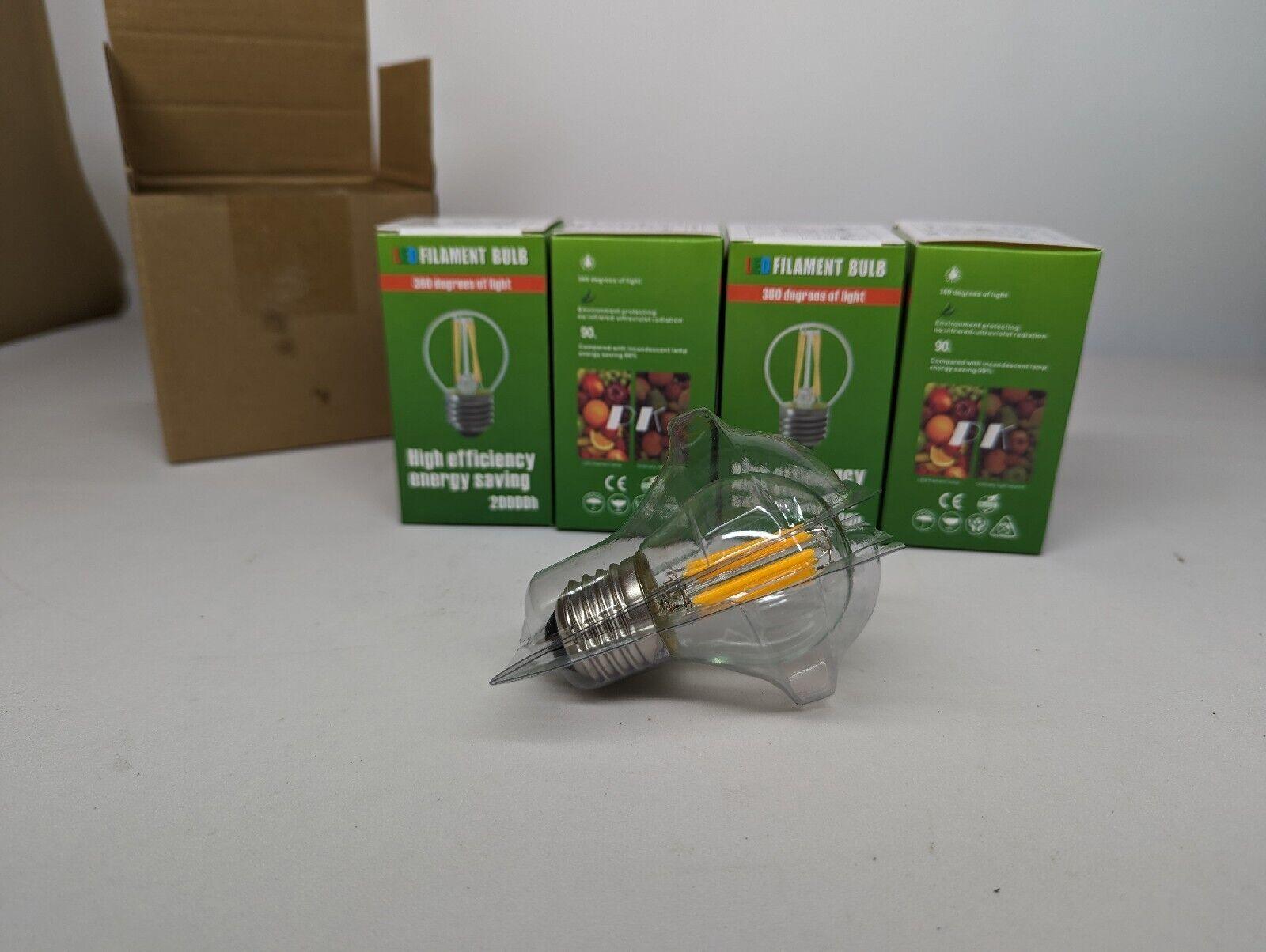 E27 Screw Bulb 6W Golf Ball LED Light Bulb E27 Edison Screw Bubble G45 - Massive Discounts
