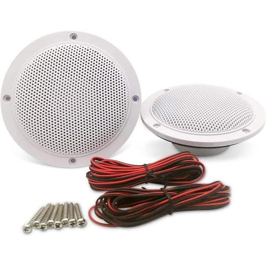 Herdio 2pcs 4 Inches 160 Watts Waterproof Marine Ceiling Speakers - Massive Discounts