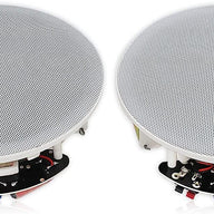 Herdio Ceiling Speakers For Bathroom 6.5 Inch 300 Watts, Covered - Massive Discounts