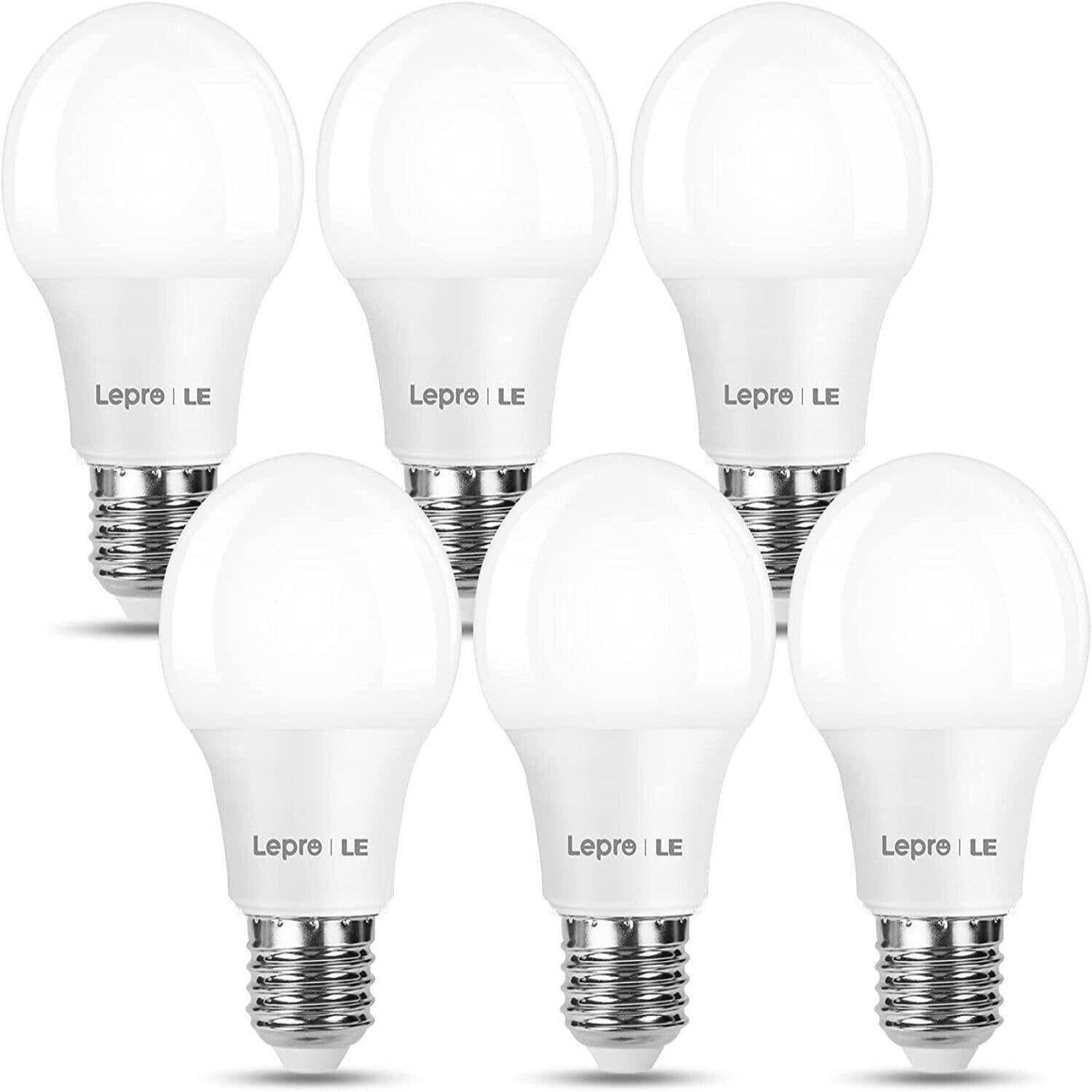 Lepro E27 Screw Bulbs 60W Equivalent, Warm White 2700K - Massive Discounts