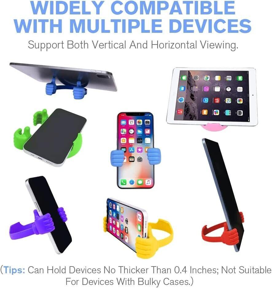 Phone Holder Multi-angle Adjustable 8 pcs Universal Thumbs Up Stand - Massive Discounts