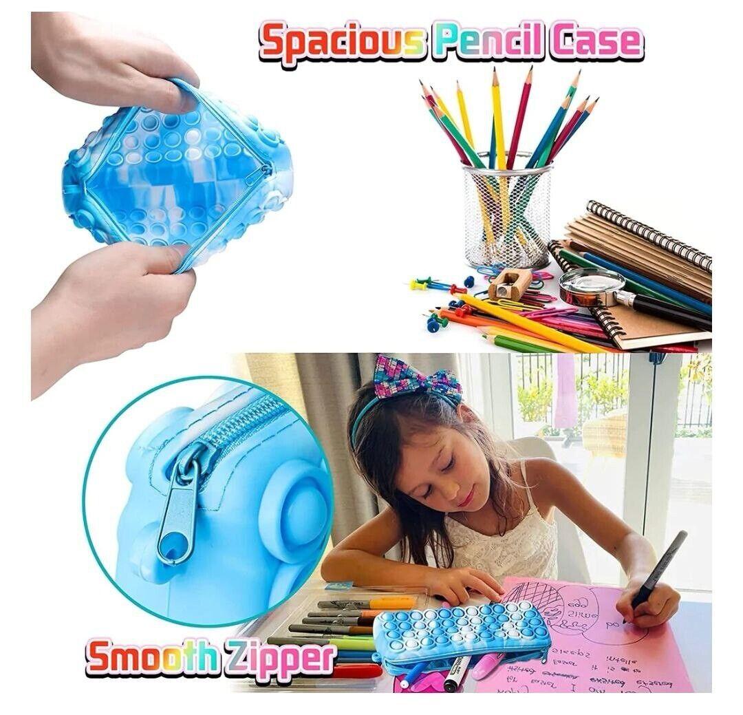 Pop-Up Bubble Pencil Case Sensory Silicone Toy Stress/Anxiety Relief - Massive Discounts