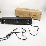 Smalody PC Speakers, Computer Speaker USB Soundbar With Led 10W - Massive Discounts