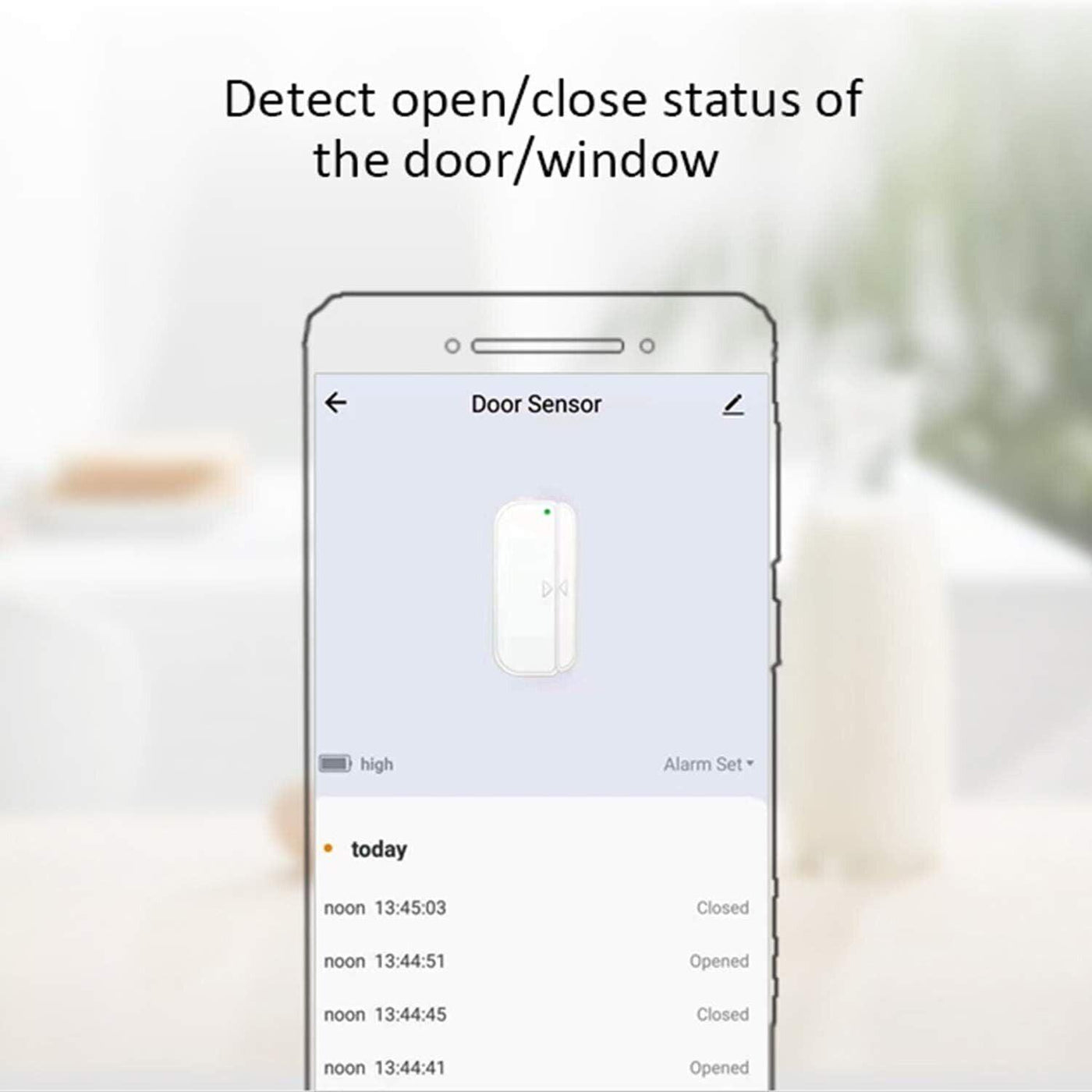 Smart Home Window and Door Sensor Wireless Mini Sensor Work with Alexa - Massive Discounts