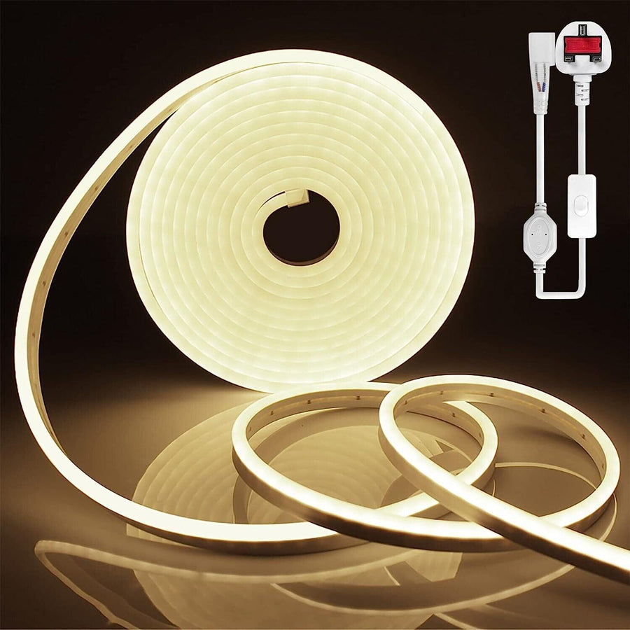 Neon LED Strip Light 10 m SPAHER Rope Light 220-240v Neutral White - Massive Discounts