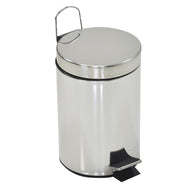 Stainless Steel Pedal Bin with Lid Household Rubbish 5L with Container - Massive Discounts