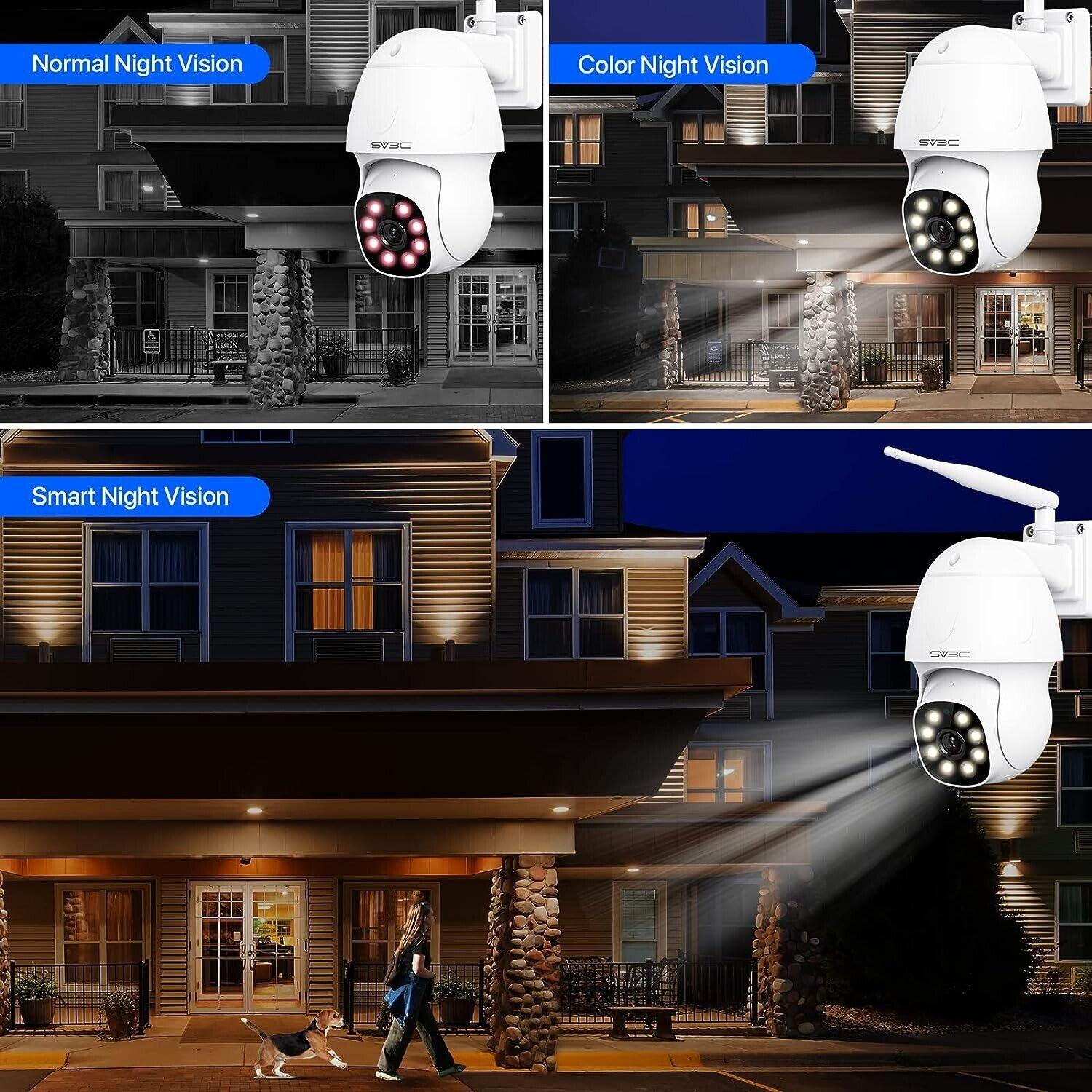 SV3C New PTZ Security Camera Outdoor 5MP Rotate Pan & Tilt IP CCTV - Massive Discounts