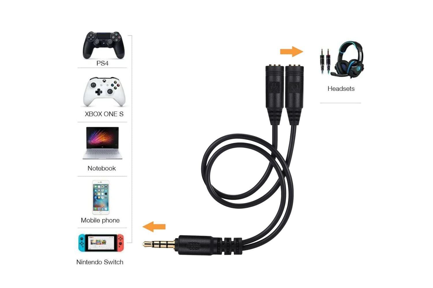 Talkback Chat Converter Cable, connecting PC Gaming Headsets with Xbox - Massive Discounts
