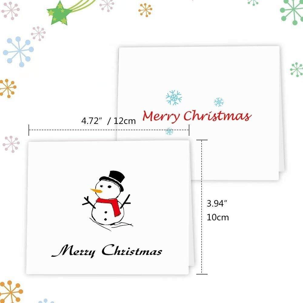 UUQA 36 Pieces Merry Christmas Greeting Cards Holiday Cards with Envelopes and S - Massive Discounts