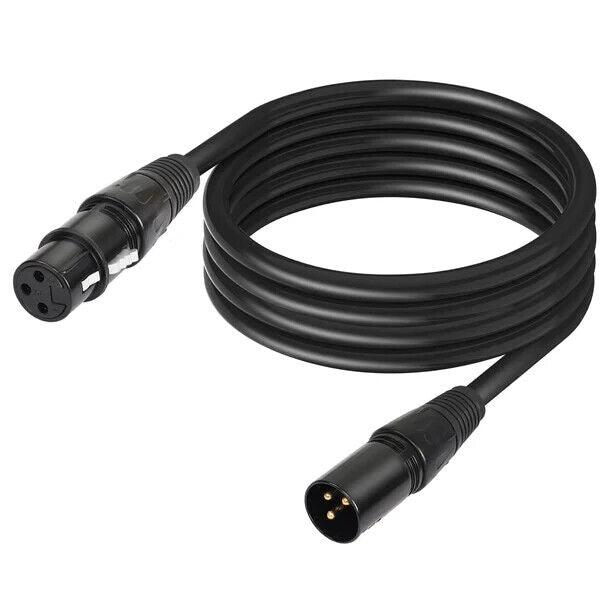 XLR Microphone Cable 6FT Balanced 3 Pin XLR Male to Female - Massive Discounts
